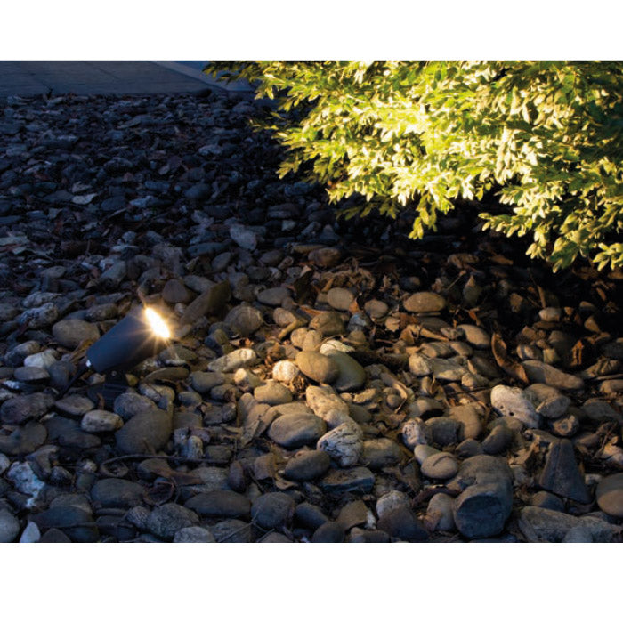 Miniproiector exterior Sam, gri inchis, LED, 6W, 453 lumeni, 3000K, IP65, Redo 9492