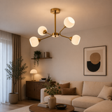 Lustra Pluri, bronz antic, 4XE27, Smarter 02-975