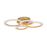 Lustra LED cu telecomanda, 56W, auriu, 3120 lumeni, 3500-6000K, D56cm, 75199