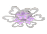 Plafonieră LED cu fluturași RGB și telecomandă, lumină reglabilă (caldă, neutră, rece), 100W, 8500lm, IP20, LE86909