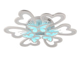 Plafonieră LED cu fluturași RGB și telecomandă, lumină reglabilă (caldă, neutră, rece), 100W, 8500lm, IP20, LE86909