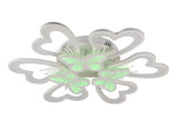 Plafonieră LED cu fluturași RGB și telecomandă, lumină reglabilă (caldă, neutră, rece), 100W, 8500lm, IP20, LE86909