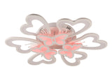Plafonieră LED cu fluturași RGB și telecomandă, lumină reglabilă (caldă, neutră, rece), 100W, 8500lm, IP20, LE86909