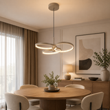 Lustră LED suspendată modernă 50W 4000lm cu telecomandă și lumină reglabilă – Isidora