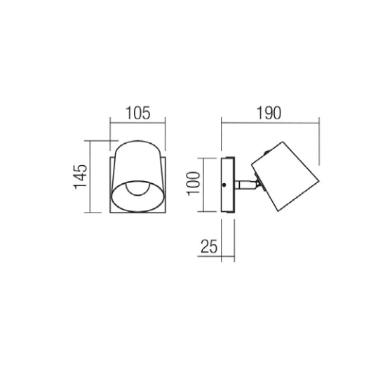 Aplica Oaker, lemn, metal argintiu, 1xE14, IP20, Smarter, 01-3494