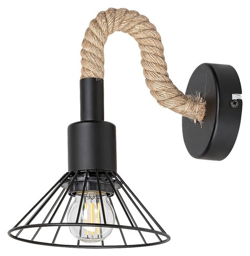 Aplica Daryl, negru, E27 1x 40W, Rabalux 5270