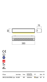 Aplica exterior AROOS gri inchis, LED 14W, 950 lm, 3000K, IP65, Redo 90251