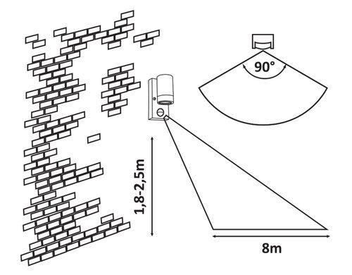 Aplica exterior Medina, negru mat, GU10 1X 10W, Rabalux 8834