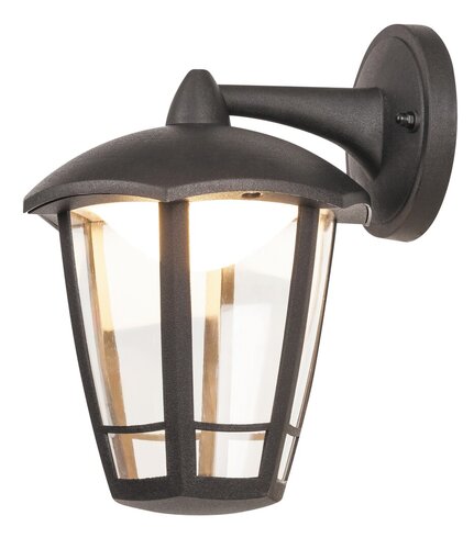 Aplica exterior Sorrento, negru mat, 500lm, LED 8W, 3000K, Rabalux 8125