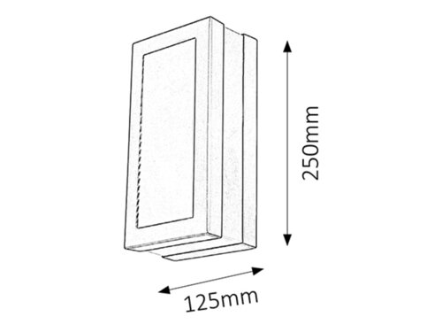 Aplica exterior Stuttgart, crom satin, E27 1x 14W, Rabalux 8170