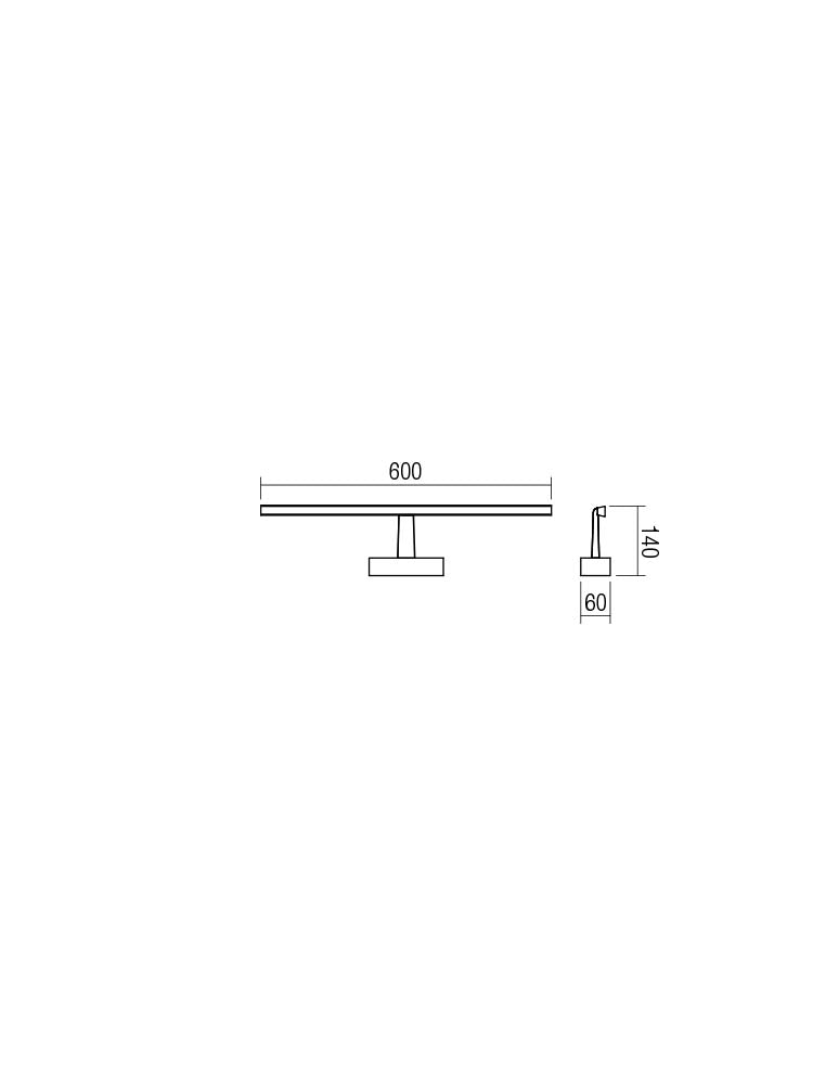 Aplica NEPTUNE, alb mat cu dispersor opal, LED 12W, 3000K, 798 lm, Smarter 01-1671