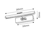 Aplica Picture guard, crom, 300lm, LED 5W, 3000K, Rabalux 3640