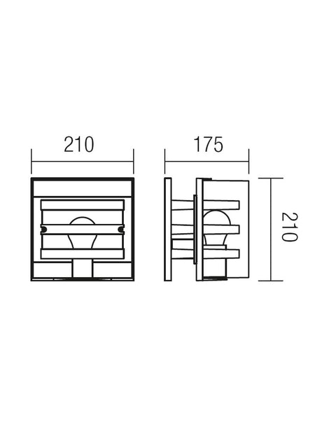 Aplica exterior MARANO, negru mat, 1XE27, Smarter 9397