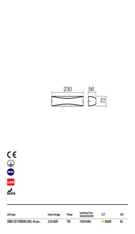 Aplica exterior AXEL  - Art.90126