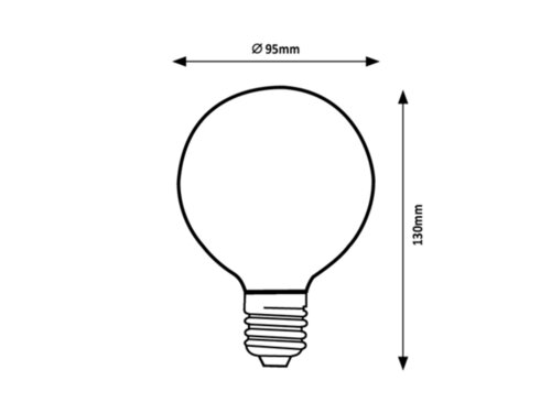 Bec Filament-LED, 300lm, 2700K, Rabalux 1989