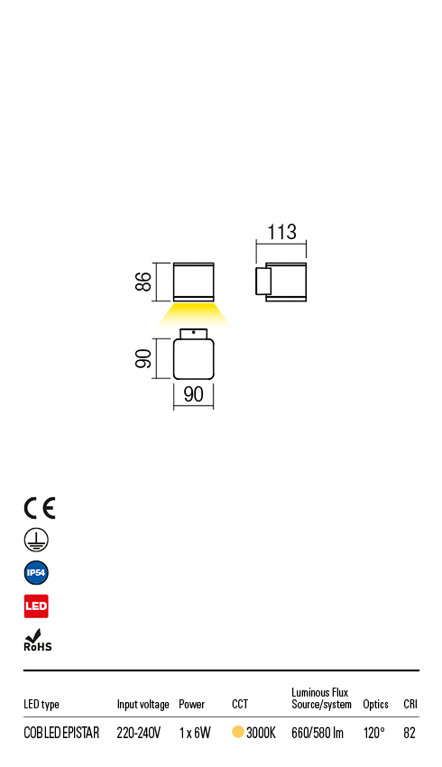 Aplica exterior BETA - Art.9080