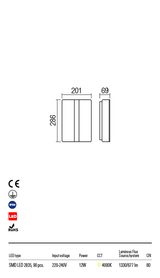 Aplica exterior BREDA - Art.90024