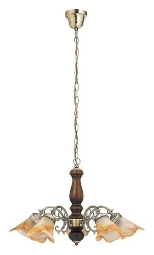 Candelabru Rustic 3, bronz, E14 5x 40W, Rabalux 7095