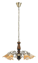 Candelabru Rustic 3, bronz, E14 5x 40W, Rabalux 7095