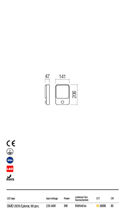 Aplica exterior COLIN  - Art.90131