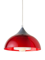 Lustra suspendata Coline, rosu, 1XE27, Smarter 06-032