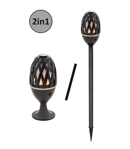 Corp iluminat decorativ Flamenco, negru, 6lm, LED 5W, 1500-1900K, Rabalux 8946