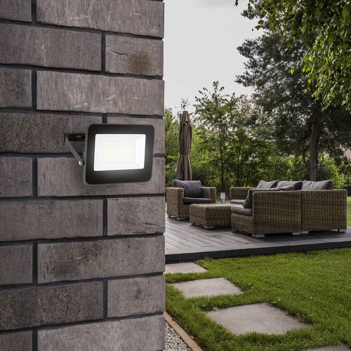 Proiector LED exterior Flood, negru, 20W, 2200lm, 4000K, IP65, Rabalux, 7063