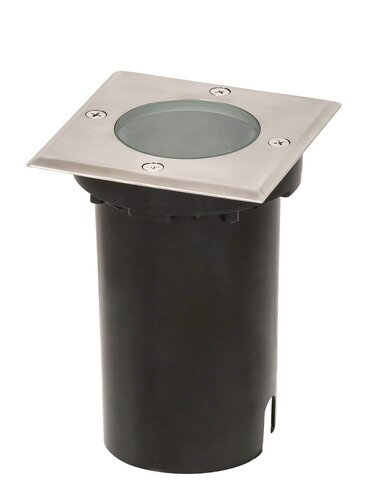 Spot LED incastrat exterior Tacoma, crom satin, 1 x GU10, IP65, Rabalux, 8714