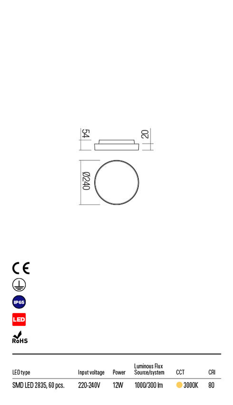 Aplica exterior DISCUS  - Art.90064