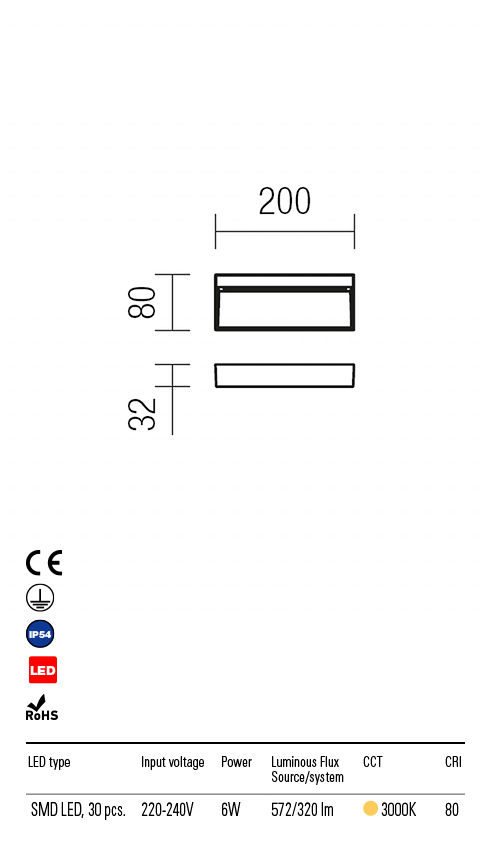 Aplica exterior EVEN - Art.9152