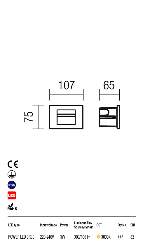 Aplica exterior INNER - Art.9635