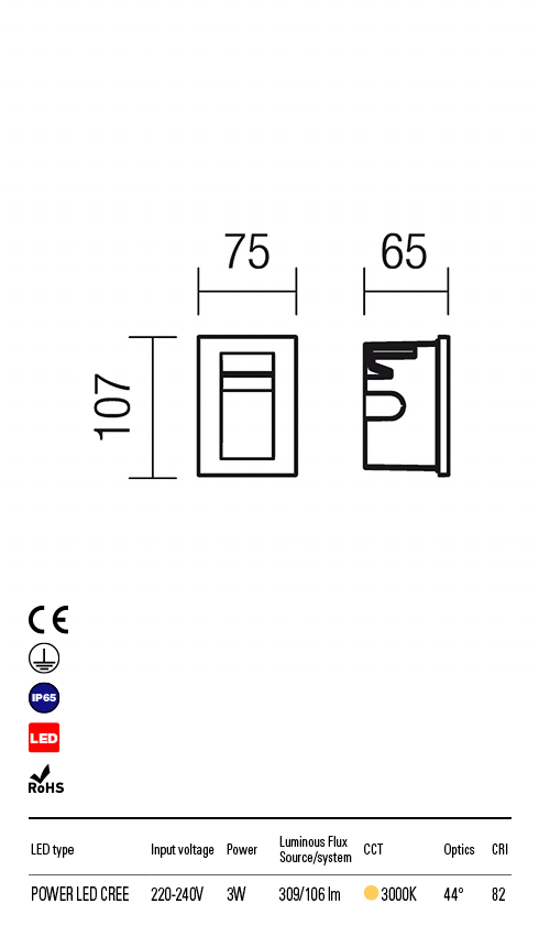 Aplica exterior INNER - Art.9637