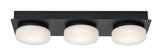 Lampa baie Attichus, negru mat, 1700lm, LED 18W, 4000K, Rabalux 75003