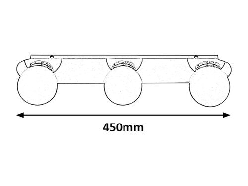 Lampa baie Becca, crom, G9 3X 28W, Rabalux 2112