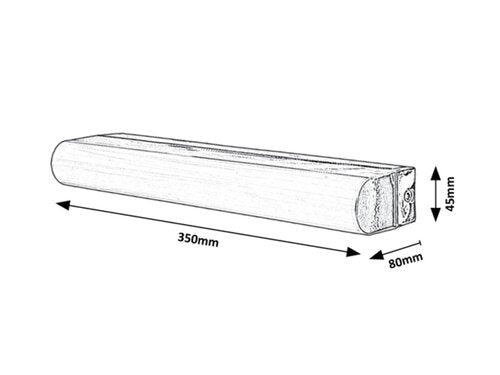 Lampa baie Matt, crom, 960lm, LED 10W, 4000K, Rabalux 2065