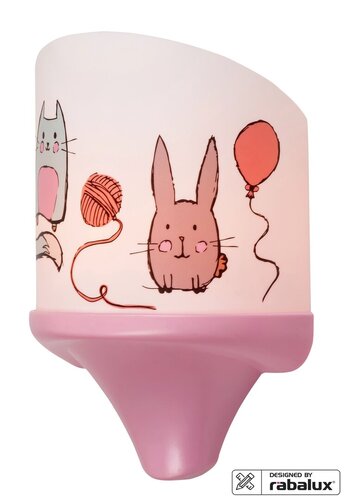 Lampa copii Cathy, multicolor, 18lm, 1xE14 ,7W, 2700K, Rabalux 4570