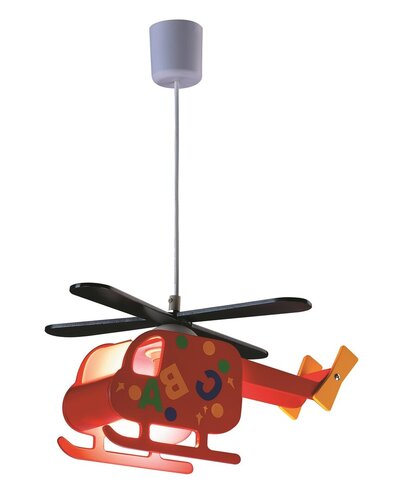 Lampa copii Helicopter, multicolor, E27 1x 40W, Rabalux 4717