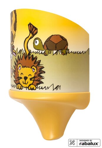 Lampa copii Leon, multicolor, 18lm, 1XE14 , 7W, 2700K, Rabalux 4571