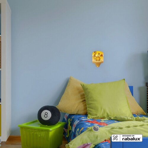 Lampa copii Leon, multicolor, 18lm, 1XE14 , 7W, 2700K, Rabalux 4571