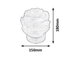 Lampa copii Flores, portocaliu, 90lm, E14 1x 15W, 2700K, Rabalux 2676