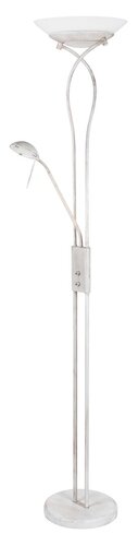 Lampadar Gamma Trend, alb antichizat, E27 2x 15 + G9 1x 40W, Rabalux 4555