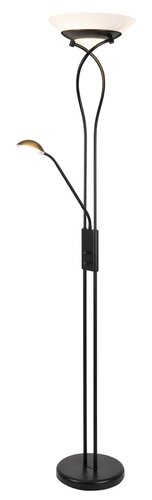 Lampadar Gamma Trend, negru mat, E27 2x 15 + G9 1x 40W, Rabalux 4554