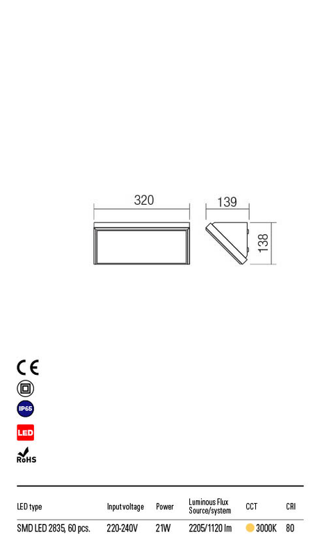 Aplica exterior MAKO  - Art.90160