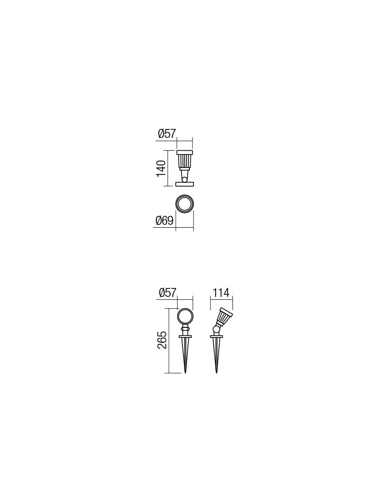 Mini proiector TIM, negru, LED 5W, 4000K, 437 lm, Smarter 9998