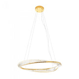 Suspensie Oblige, auriu, LED CCT, 42W, 3326 lumeni, 3000K/4000K/6000K, D.80 cm, Incanti IOB PL 11