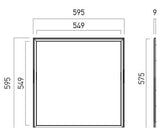 Panou luminos WDU6060WW MWH, Alb mat, 40W, 3000K, Arelux