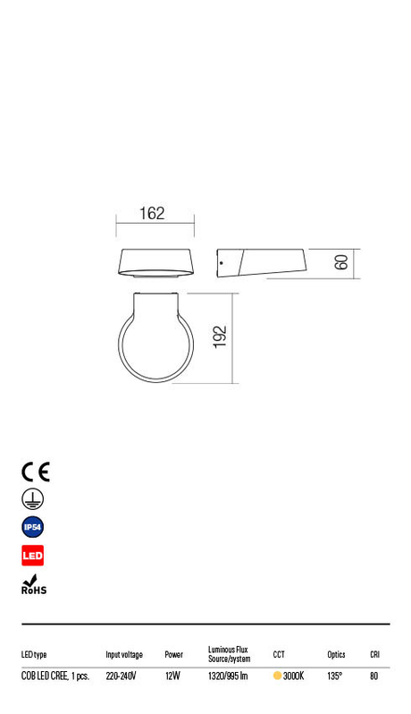 Aplica exterior PHASER  - Art.90045