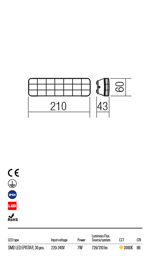 Aplica exterior PHIZ - Art.9042