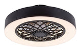 Plafoniera cu ventilator Adonias, negru, 1600lm, LED 35W, 3000-6000K, Rabalux 5419