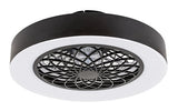 Plafoniera cu ventilator Adonias, negru, 1600lm, LED 35W, 3000-6000K, Rabalux 5419